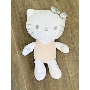 Build A Bear 25th Celebration Anniversary Glitter Hello‎ Kitty Plush W/ Bow BAB